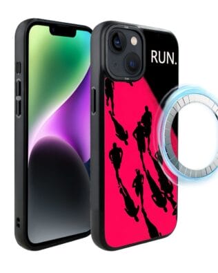 Etui do iPhone 14 IBIZU DropGuard Matt z MagSafe, #Move, Nocny maraton
