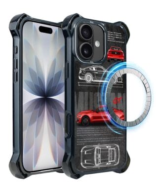 Etui do iPhone 17 IBIZU DropGuard Ultra z MagSafe, GT V8 “Coyote”