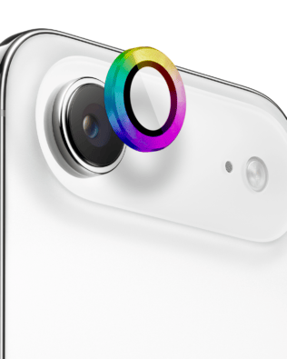 Metalowa osłona obiektywu aparatu ze szkła hartowanego 9H do iPhone Air, 1 zestaw, kameleon