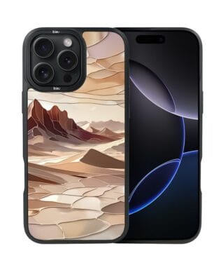 Etui do iPhone 16 Pro Max IBIZU DropGuard Matt z MagSafe, Barwy Szkła, Pustynny spokój