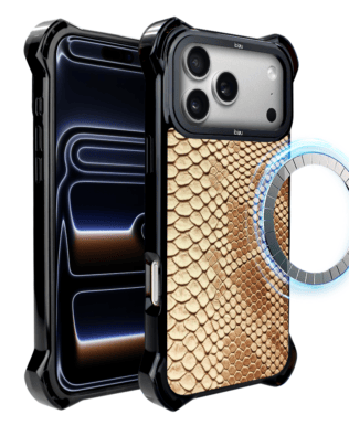 Etui do iPhone 17 Pro Max IBIZU DropGuard Ultra z MagSafe, Zew Natury, Wąż