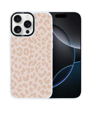 Etui do iPhone 16 Pro IBIZU DropGuard Matt z MagSafe, Boho, Delikatna panterka