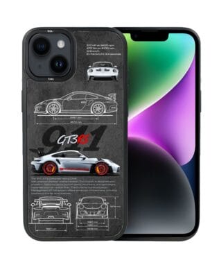 Etui do iPhone 14 IBIZU DropGuard Matt z MagSafe, TechDrive, 911 GT3 RS