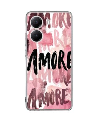 Etui do Xiaomi POCO X7 Pro przeźroczyste, silikonowe Flexi, Positive Vibes, Amore Amore