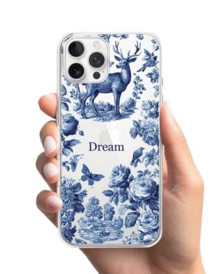 Etui do iPhone 12 Pro Max przeźroczyste, silikonowe Flexi, Mystic, Dream Deer