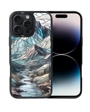 Etui do iPhone 14 Pro Max IBIZU DropGuard Matt z MagSafe, Barwy Szkła, Górski Potok