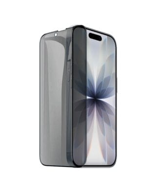 Szkło prywatyzujące z czarną ramką do iPhone 17