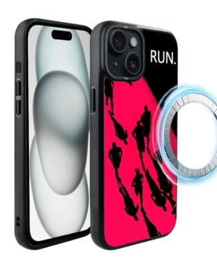 Etui do iPhone 15 Plus IBIZU DropGuard Matt z MagSafe, #Move, Nocny maraton