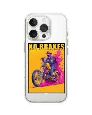 Etui do iPhone 13 Pro z MagSafe przeźroczyste, silikonowe Flexi, Bikers, Motocyklem przez świat