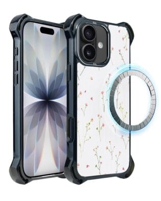 Etui do iPhone 17 IBIZU DropGuard Ultra z MagSafe, Pastel Bloom, Polna fantazja