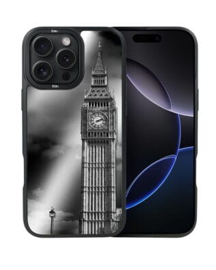 Etui do iPhone 16 Pro IBIZU DropGuard Matt z MagSafe, Noir City, Big Ben