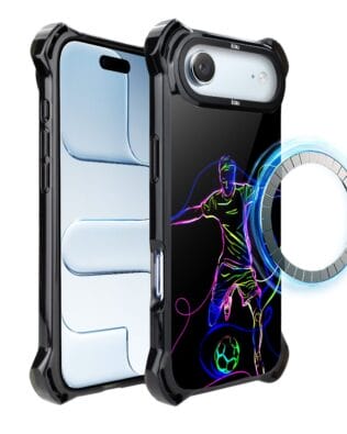 Etui do iPhone Air IBIZU DropGuard Ultra z MagSafe, #ElectroMove, Moc footballu