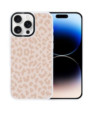 Etui do iPhone 14 Pro Max IBIZU DropGuard Matt z MagSafe, Boho, Delikatna panterka