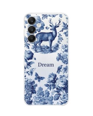 Etui do Samsung Galaxy A25 5G przeźroczyste, silikonowe Flexi, Mystic, Dream Deer