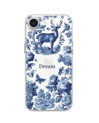 Etui do iPhone 16e przeźroczyste, silikonowe Flexi, Mystic, Dream Deer