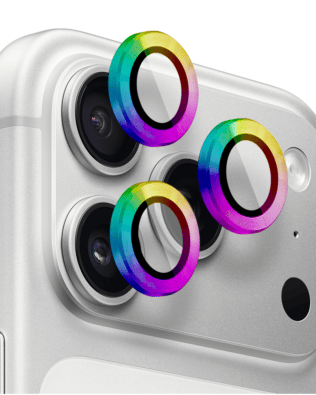 Metalowa osłona obiektywu aparatu ze szkła hartowanego 9H do iPhone 17 Pro Max, 1 zestaw, kameleon