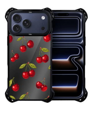 Etui do iPhone 17 Pro IBIZU DropGuard Ultra z MagSafe, Midnight, Wiśniowa noc