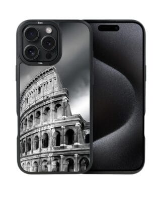 Etui do iPhone 15 Pro IBIZU DropGuard Matt z MagSafe, Noir City, Koloseum