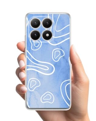 Etui do Xiaomi 15T przeźroczyste, silikonowe Flexi, Summer Patterns, morski wzór