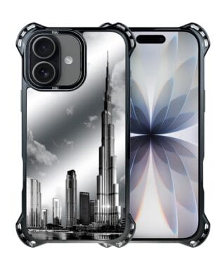 Etui do iPhone 17 IBIZU DropGuard Ultra z MagSafe, Noir City, Burj Khalifa