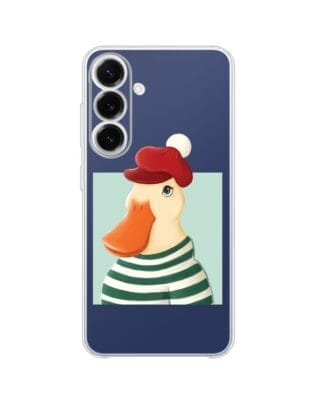 Etui do Samsung Galaxy S25 FE przeźroczyste, silikonowe Flexi, kaczuszka