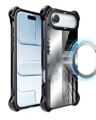 Etui do iPhone Air IBIZU DropGuard Ultra z MagSafe, Noir City, Drapacze chmur