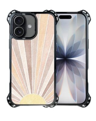 Etui do iPhone 17 IBIZU DropGuard Ultra z MagSafe, Boho, Wschód słońca