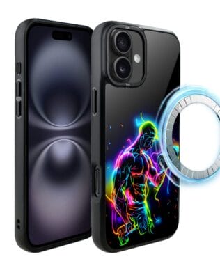 Etui do iPhone 16 IBIZU DropGuard Matt z MagSafe, #ElectroMove, Jest moc