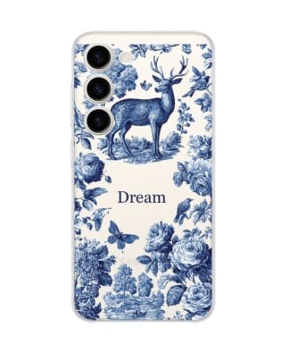 Etui do Samsung Galaxy S23 FE 5G przeźroczyste, silikonowe Flexi, Mystic, Dream Deer