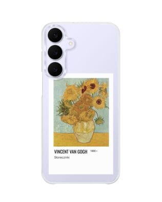 Etui do Samsung Galaxy S25 FE z MagSafe przeźroczyste, silikonowe Flexi, słoneczniki Van Gogh