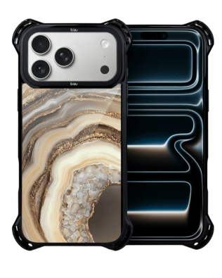 Etui do iPhone 17 Pro IBIZU DropGuard Ultra z MagSafe, Ethereal Essence, Miodowy Agat