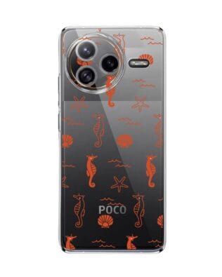 Etui do Xiaomi POCO F7 Ultra przeźroczyste, silikonowe Flexi, wakacyjne wzory