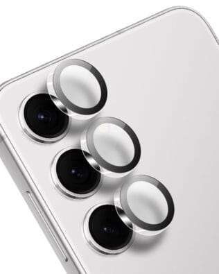 Szklana osłona obiektywów, hybrydowa osłona do Samsung Galaxy S24 Plus, przeźroczysta