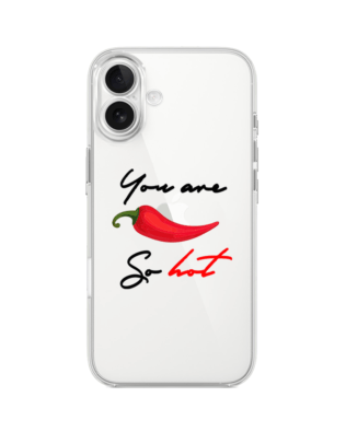 Etui do iPhone 17 przeźroczyste, silikonowe Flexi, papryczka chilli