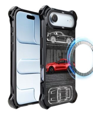 Etui do iPhone Air IBIZU DropGuard Ultra z MagSafe, GT V8 “Coyote”