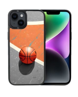 Etui do iPhone 14 IBIZU DropGuard Matt z MagSafe, #Move, Koszykówka