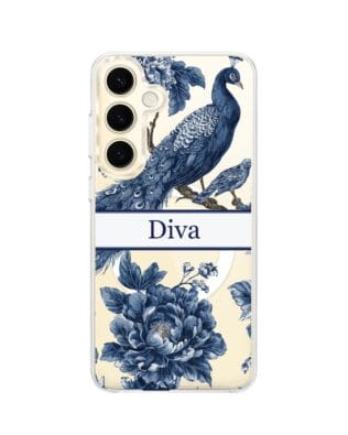 Etui do Samsung Galaxy S24 z MagSafe przeźroczyste, silikonowe Flexi, Mystic, Dream Deer