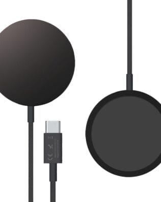 Ładowarka bezprzewodowa, magnetyczna do MagSafe iPhone 16/15/14/13/12 (Mini/Plus/Pro/Pro Max),15W, czarna