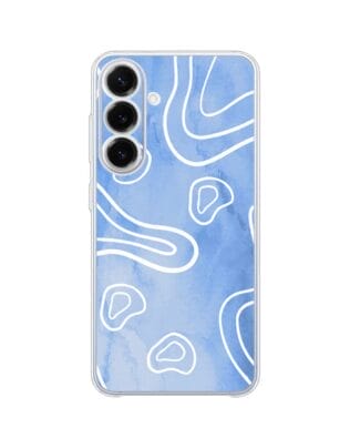 Etui do Samsung Galaxy S25 FE przeźroczyste, silikonowe Flexi, Summer Patterns, morski wzór