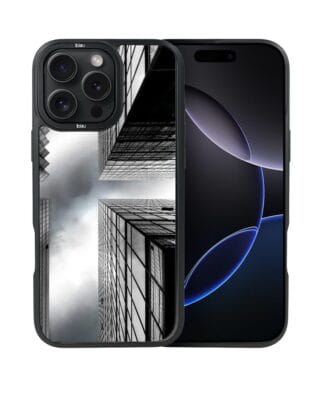 Etui do iPhone 16 Pro IBIZU DropGuard Matt z MagSafe, Noir City, Drapacze chmur