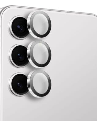 Szklana osłona obiektywów, hybrydowa osłona do Samsung Galaxy S24, przeźroczysta