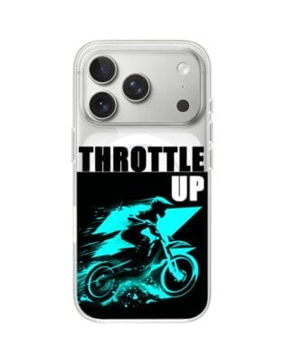 Etui do iPhone 17 Pro Max z MagSafe przeźroczyste, silikonowe Flexi, Bikers, Cross na maxa