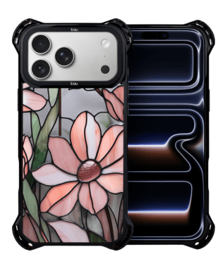 Etui do iPhone 17 Pro Max IBIZU DropGuard Ultra z MagSafe, Barwy Szkła, Różowa magnolia