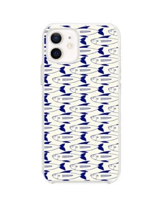 Etui do iPhone 12 przeźroczyste, silikonowe Flexi, pływające rybki