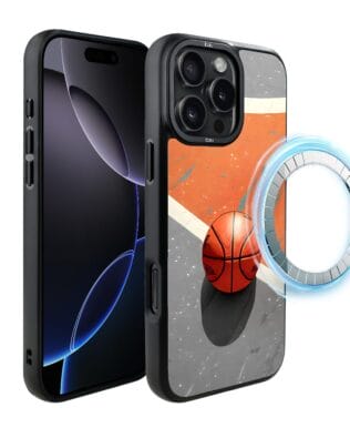 Etui do iPhone 16 Pro Max IBIZU DropGuard Matt z MagSafe, #Move, Koszykówka