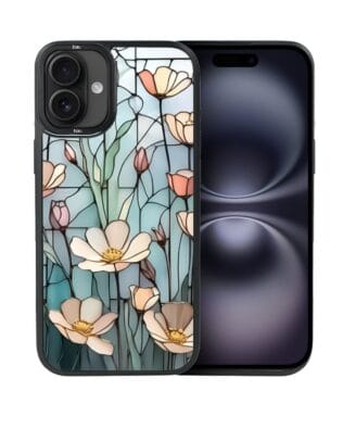 Etui do iPhone 16 IBIZU DropGuard Matt z MagSafe, Barwy Szkła, Szept kwiatów polnych