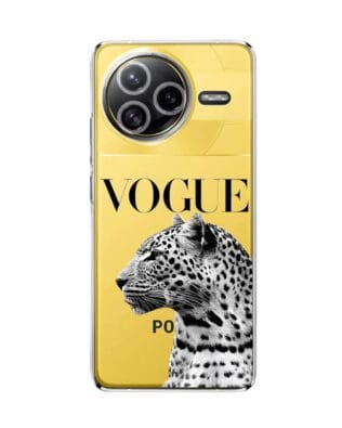 Etui do Xiaomi POCO F7 Ultra przeźroczyste, silikonowe Flexi, Positive Vibes, Tygrys Vogue