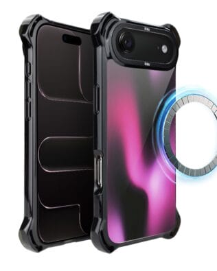 Etui do iPhone Air IBIZU DropGuard Ultra z MagSafe, Twilight Dreams, Magenta Flow