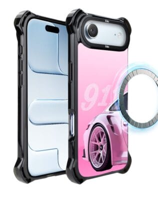 Etui do iPhone Air IBIZU DropGuard Ultra z MagSafe, TechDrive, 911 różowe