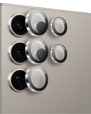 Szklana osłona obiektywów, hybrydowa osłona do Samsung Galaxy S24 Ultra, przeźroczysta